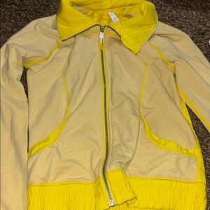 Lululemon Athletica Yellow Raincoat Lightweight Design